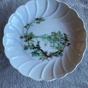 LIMOGES Footed Plate ( cake, candy, petit fours, etc.)